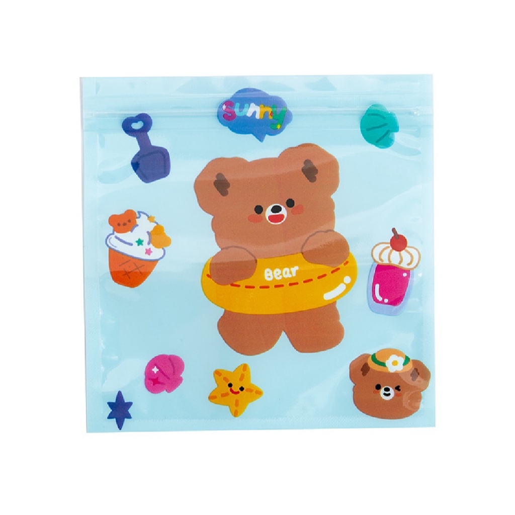 Túi zip đựng quà, bánh kẹo, đồ nhỏ mini, sticker, kẹp tóc dễ thương ...