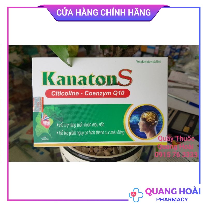 Công dụng của thuốc bổ não kanatons với cải thiện trí nhớ và tăng cường não bộ