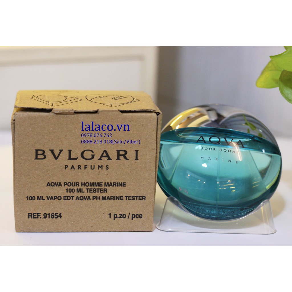 N C Hoa Nam Tester Bvlgari Aqva Pour Homme Marine Ml Shopee Vi T Nam