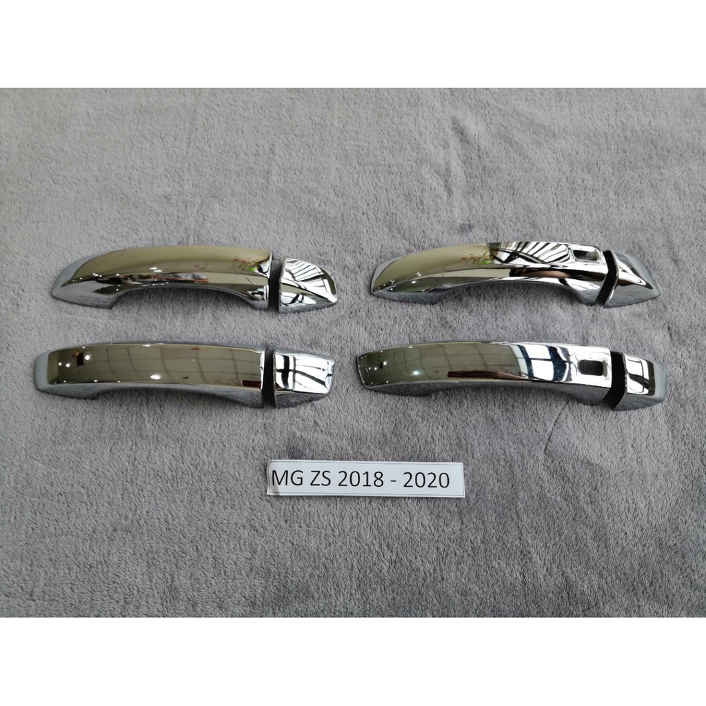 Ốp tay nắm, hóm cửa xe MG ZS đời 2018- HIỆN NAY - Mạ Crom sáng bóng