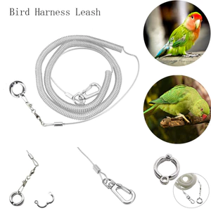 Vẹt Bay Siêu Nhẹ Vòng Dây Tập Chân Chống Bọ Macaw Chim Ngoài Trời Có Dây Xích-168