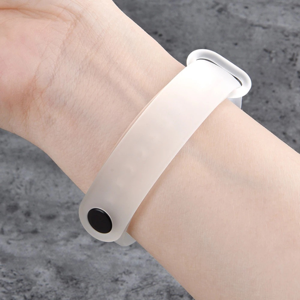 Dây Đeo Thay Thế Bằng Silicone Trong Suốt Nhiều Màu Cho Xiaomi Mi Band 5 6 7 Miband 4 Mi Band 4 3 Xiaomi Mi 4