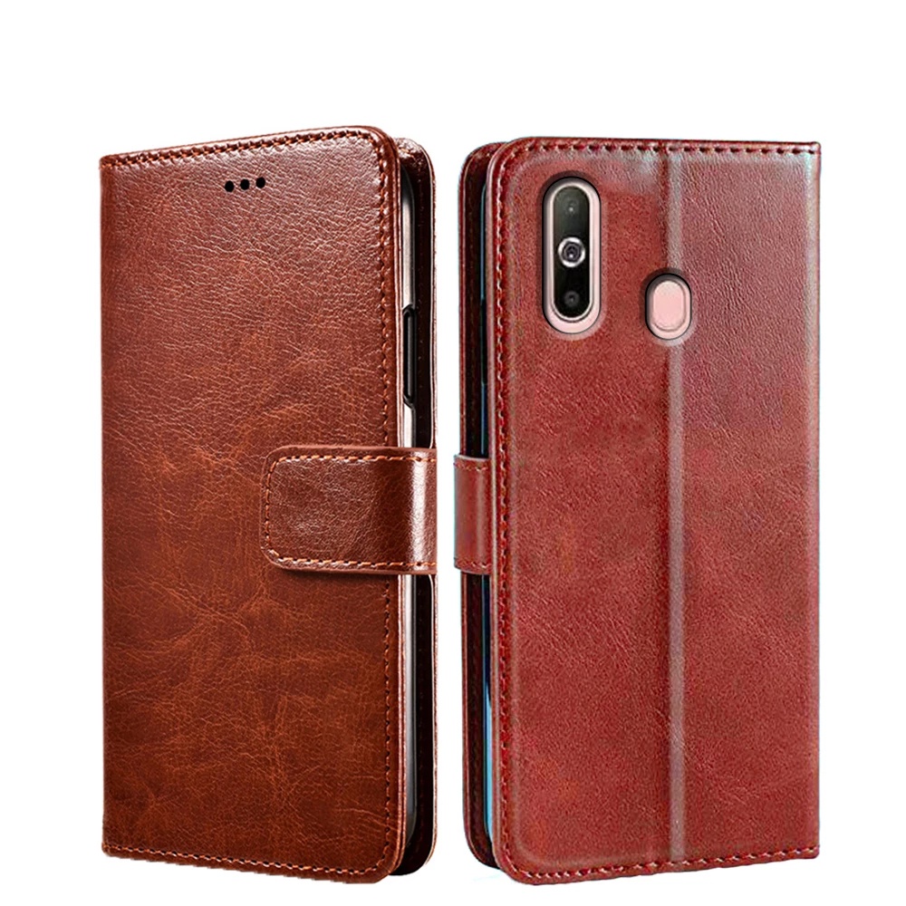 Ốp Lật Cho Samsung Galaxy A30 A20 A10 A205F A205 A305F A305 A105 A105F A405F A405 Ốp Lưng Ví Da PU