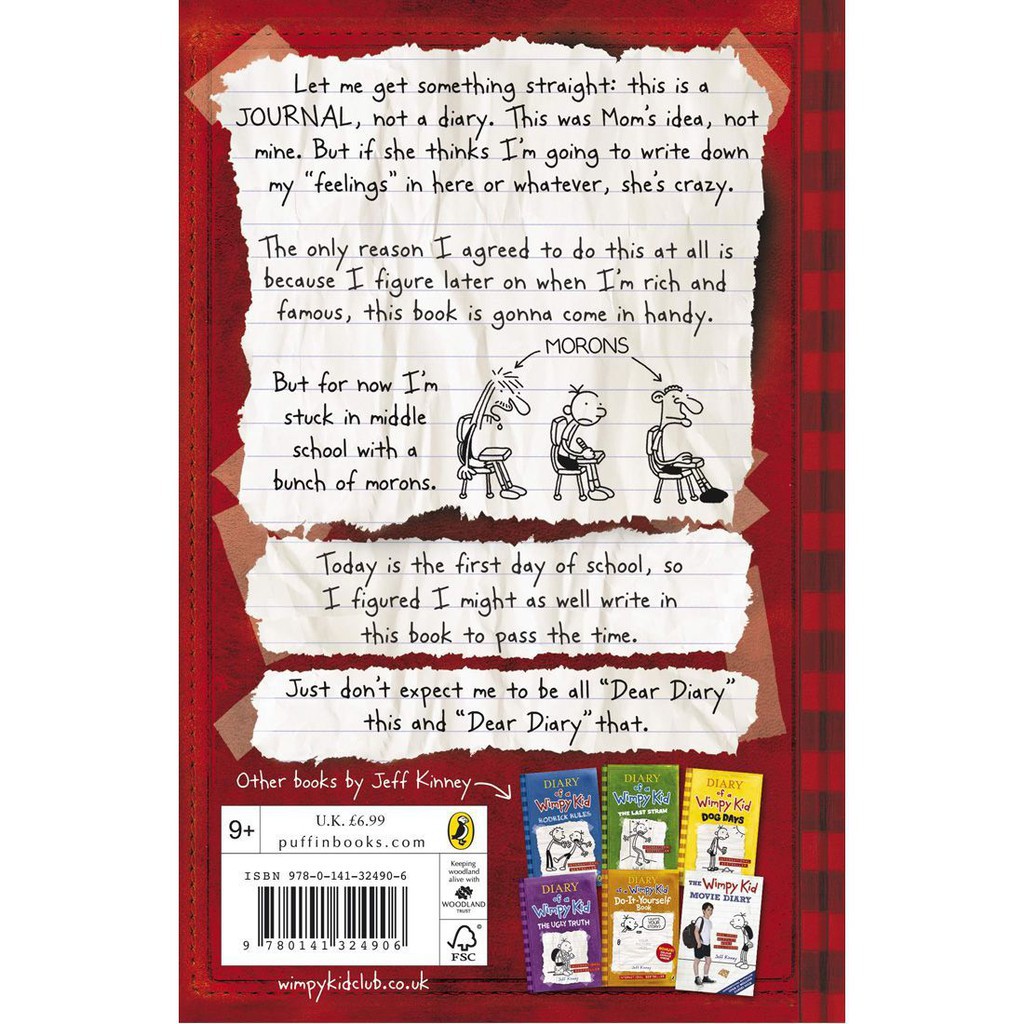 Ảnh Sách Ngoại văn: Diary Of A Wimpy Kid - Vol 1 (Tập 1) 3