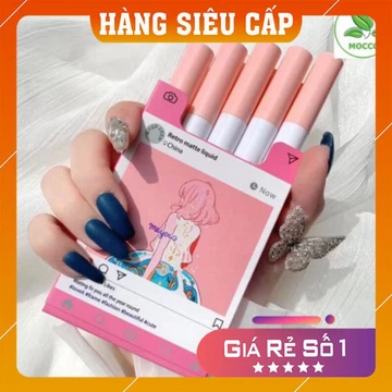 Son kem lì ♥️FREESHIP♥️ Set 5 son Cô Gái Meyoco Retro Matte Liquidcô Full màu, hàng chính hãng nội địa trung