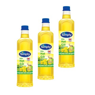 Dầu đậu nành Simply thể tích 1 Lít tốt cho sức khỏe