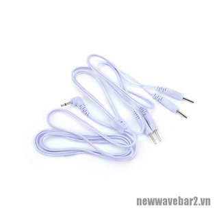 (Hàng Mới) Dây Cáp Điện Với 4 Miếng Dán Cho Máy Massage Jack 2.5mm
