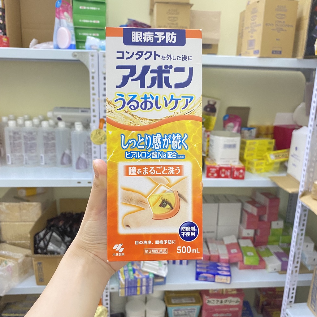 Nước rửa mắt Eyebon W Vitamin Kobayashi Nhật Bản 100ml / 500ml