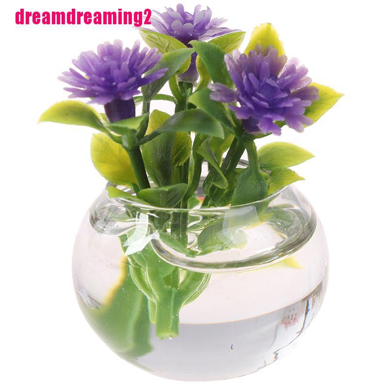 Chậu cây mini trang trí nhà búp bê tỉ lệ 1:1