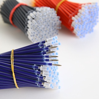 10Pcs 0.38mm 0.5mm Gel Ink Ballpoint Pen Refill Black Blue Red Stationery Supply