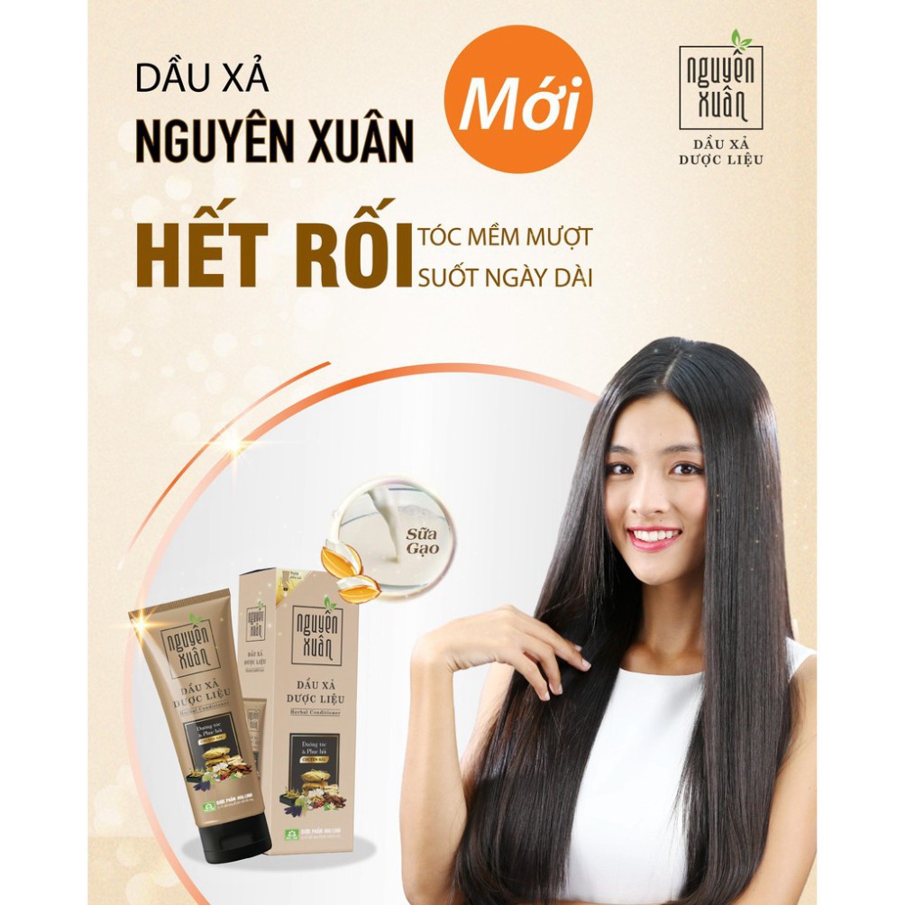 Ảnh Dầu xả dược liệu Nguyên Xuân (150ml) giúp dưỡng tóc, giảm rụng tóc và phục hồi chuyên sâu - GlobalPharma 3