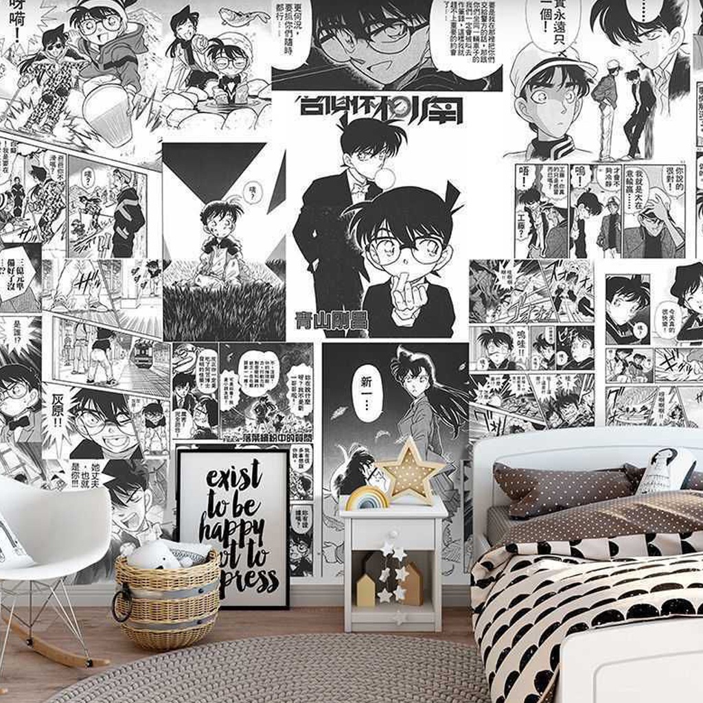 In giấy dán tường anime (manga wall) theo yêu cầu 100 tờ SAMI