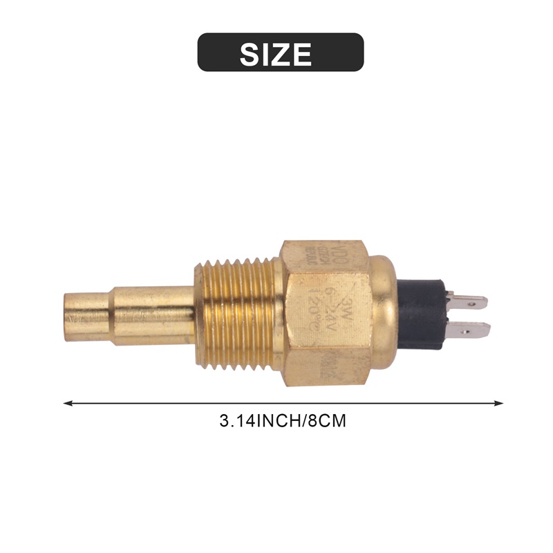 Bộ Cảm Biến Nhiệt Độ Nước / Dầu Động Cơ Ren 1 / 2 Npt 21Mm Chuyên Dụng Cho Máy Phát Điện