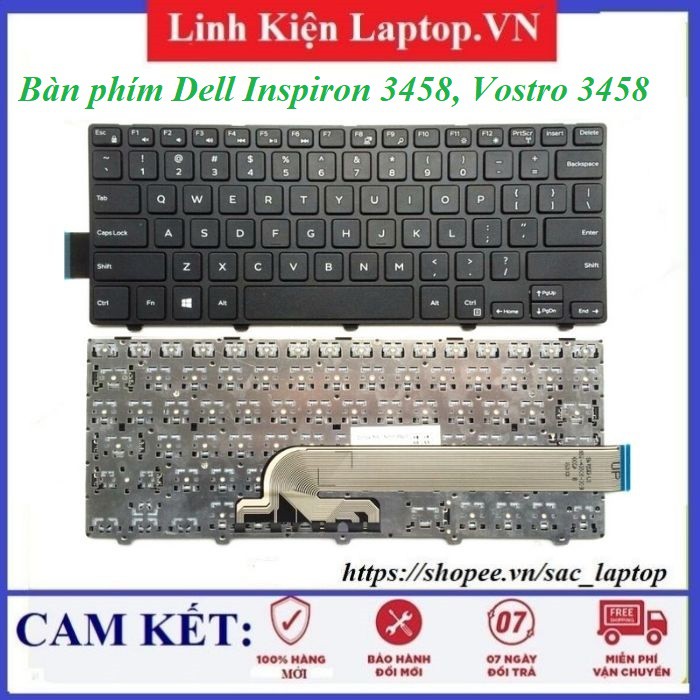 ⚡Bàn phím laptop Dell Inspiron 3458, Vostro 3458 | Shopee Việt Nam