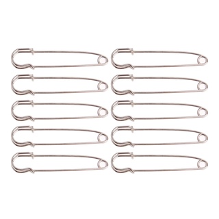 10 Kim băng bằng thép không gỉ màu bạc kích thước lớn an toàn tiện dụng DIY