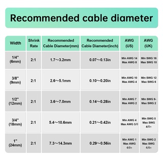 Băng Keo Dán Ống Co Nhiệt 5.8mm-23.6mm HSe211 HSe221 HSe-231 HSe251 HSe611 HSe621 HSe631 HSe-651 Cho Brother P-Touch PT-E550WVP E550WVP E500VP