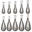 METUBE Sinker Tear Drop Shot Weights Đầu nối móc trọng lượng bổ sung chất lượng cao