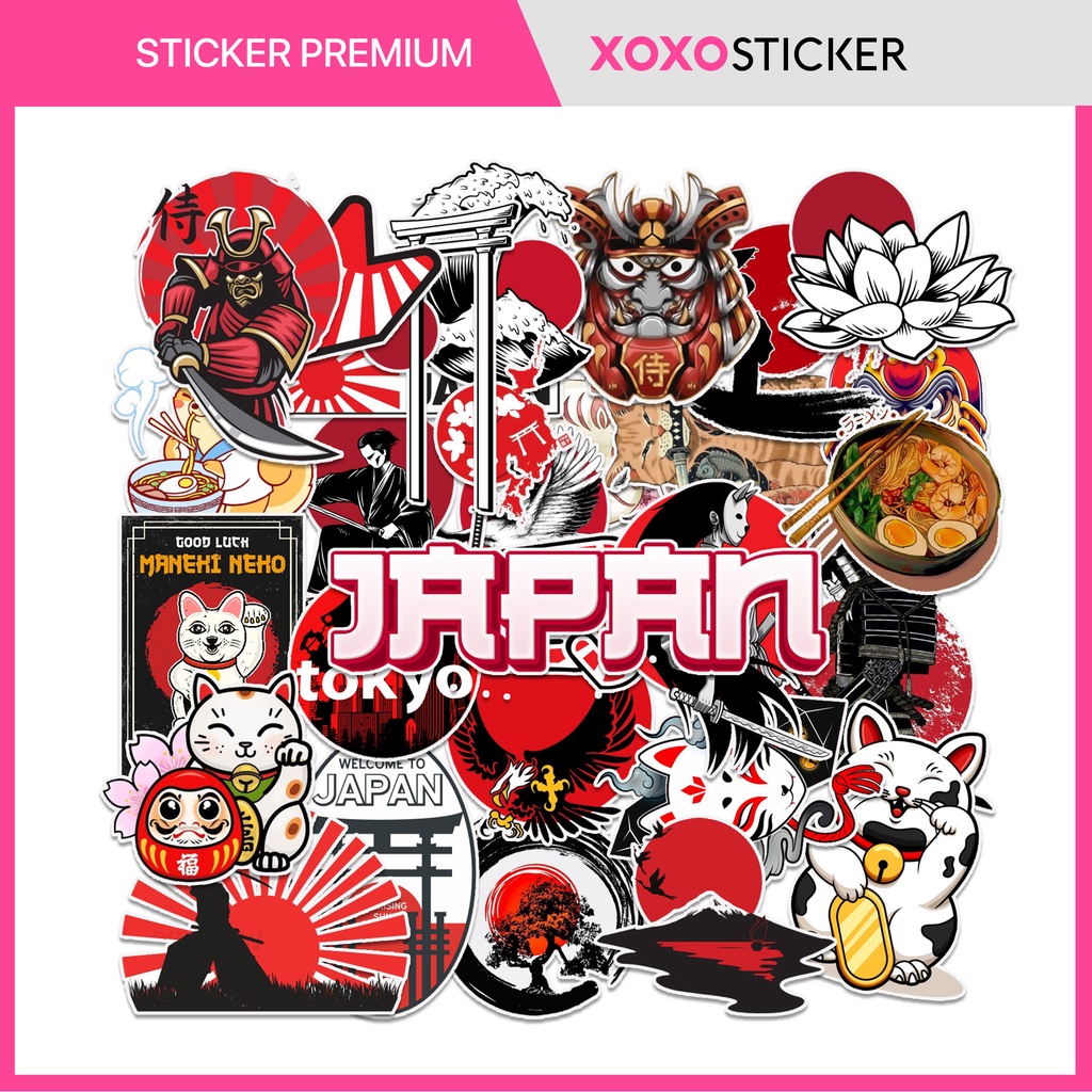 Sticker Japan Chống Nước - Sticker Dán Laptop, Điện Thoại, Đàn Guitar ...