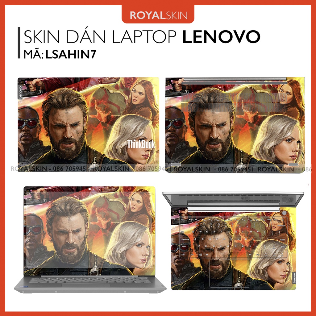 Skin dán Laptop LENOVO In Hình Siêu Anh Hùng Inifinity War Bộ 2 -Nhận ...