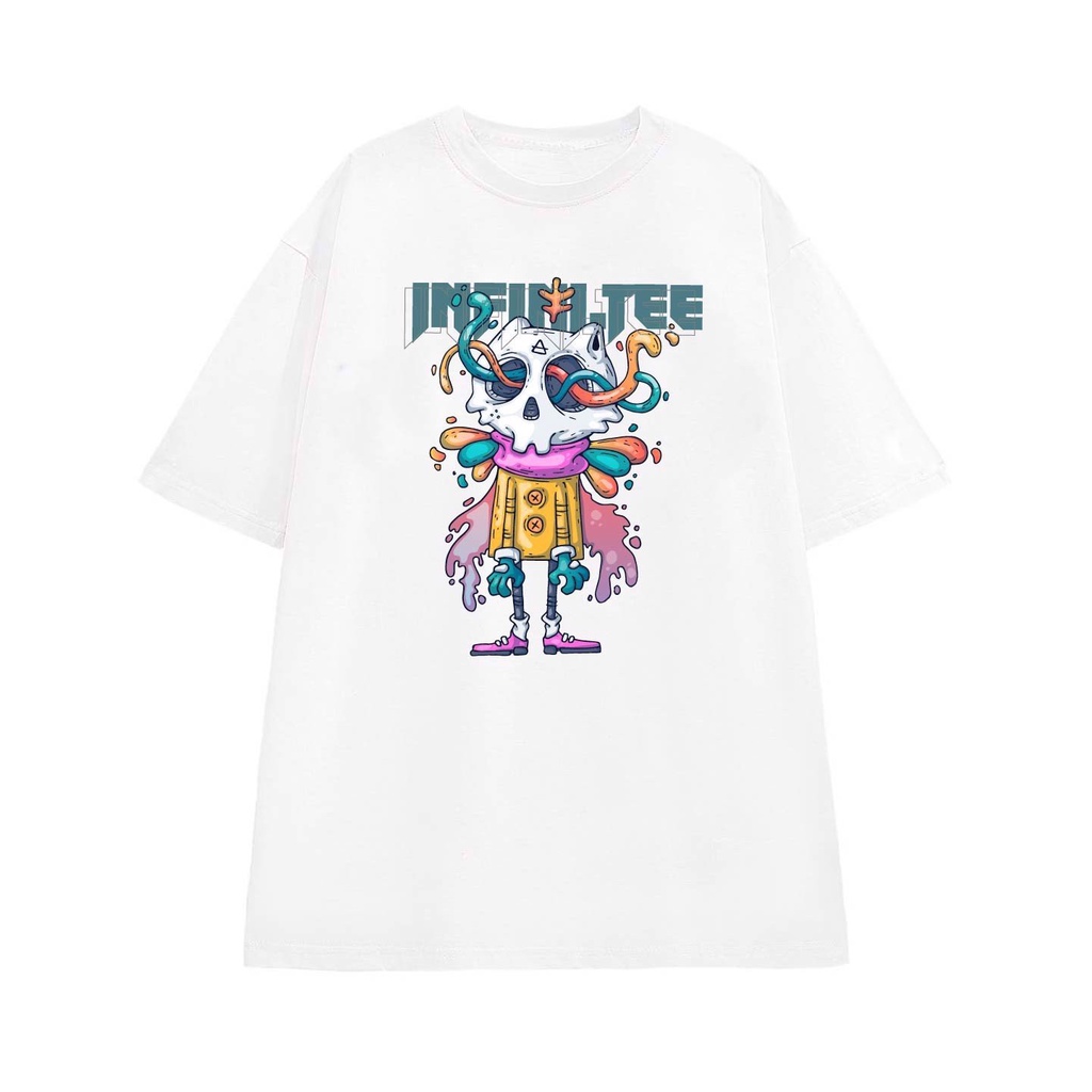 Áo thun INFINITEE Fni0159, Thun 100% Cotton - form rộng Unisex.