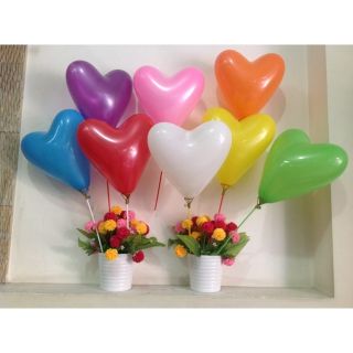 (GIÁ SỐC) SET BỊCH 50 BONG BÓNG TRÁI TIM RẤT ĐẸP CAO CẤP - HÀNG THÁI LAN XỊN 30 cm
