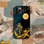 Ốp lưng iphone mặt kính cao cấp - Hươu vàng mạnh mẽ may mắn - 6/6plus/6s/6splus/7/7plus/8/8plus/x/.....