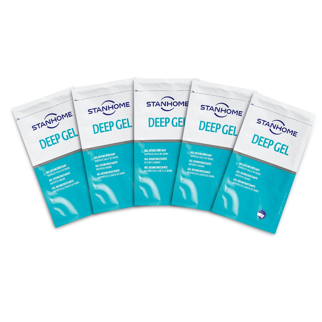 Ảnh Gói mẫu dùng thử gel làm sạch đa năng cho cặn canxi, nước cứng nhà tắm Stanhome deep gel 25ml/gói 3