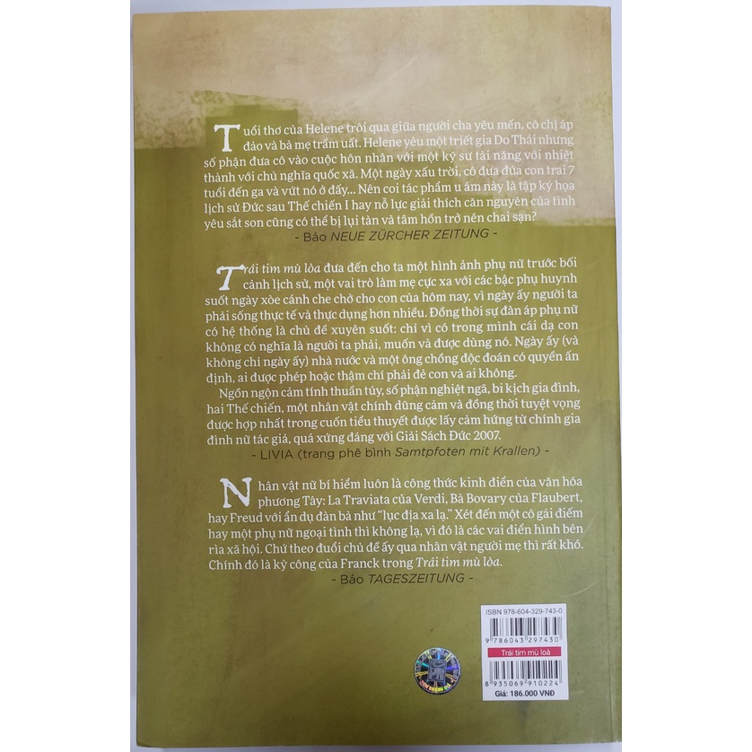 Ảnh Sách - Trái Tim Mù Lòa (Giải Sách Đức 2007) 1