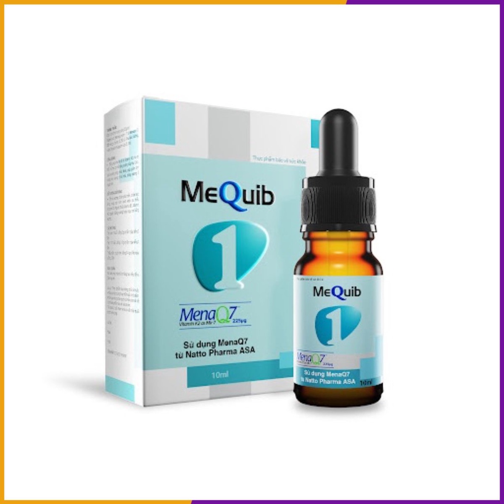 MeQuib 1- Bổ sung vitamin D3 và vitamin K2