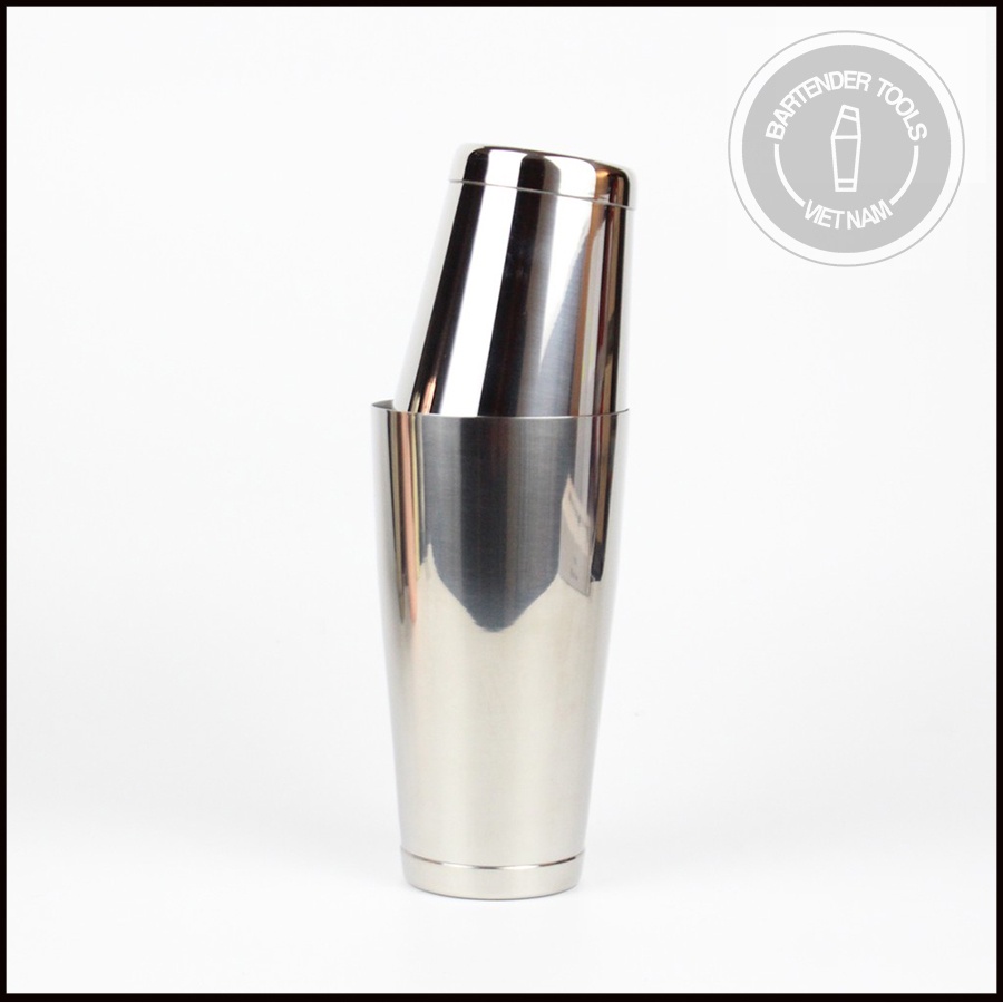 Bình lắc shaker boston inox 2 đáy ( loại trơn bóng ) | Shopee Việt Nam