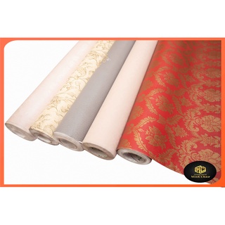 Giấy dán tường hoa văn in nổi sang trọng chống thấm nước, decal dán tường cao cấp dán phòng ngủ, phòng khách đẹp giá rẻ