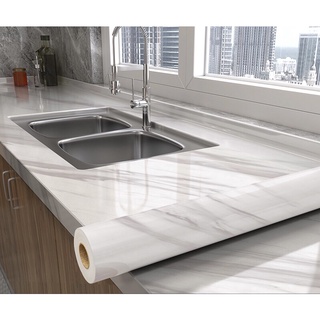 Giấy dán tường vân đá Minh Châu decal giả đá nhiều mẫu chống nước dầu mỡ rẻ đẹp