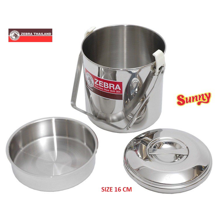 Gà-mên / Camen Inox Zebra Ngăn Lồng Sâu ZEBRA THÁI LAN- AUTO LOCK 16CM ...