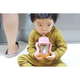 Bình ống hút tập uống cho bé IBYEOL Friends PPSU chính hãng Hàn Quốc 200ml/300ml
