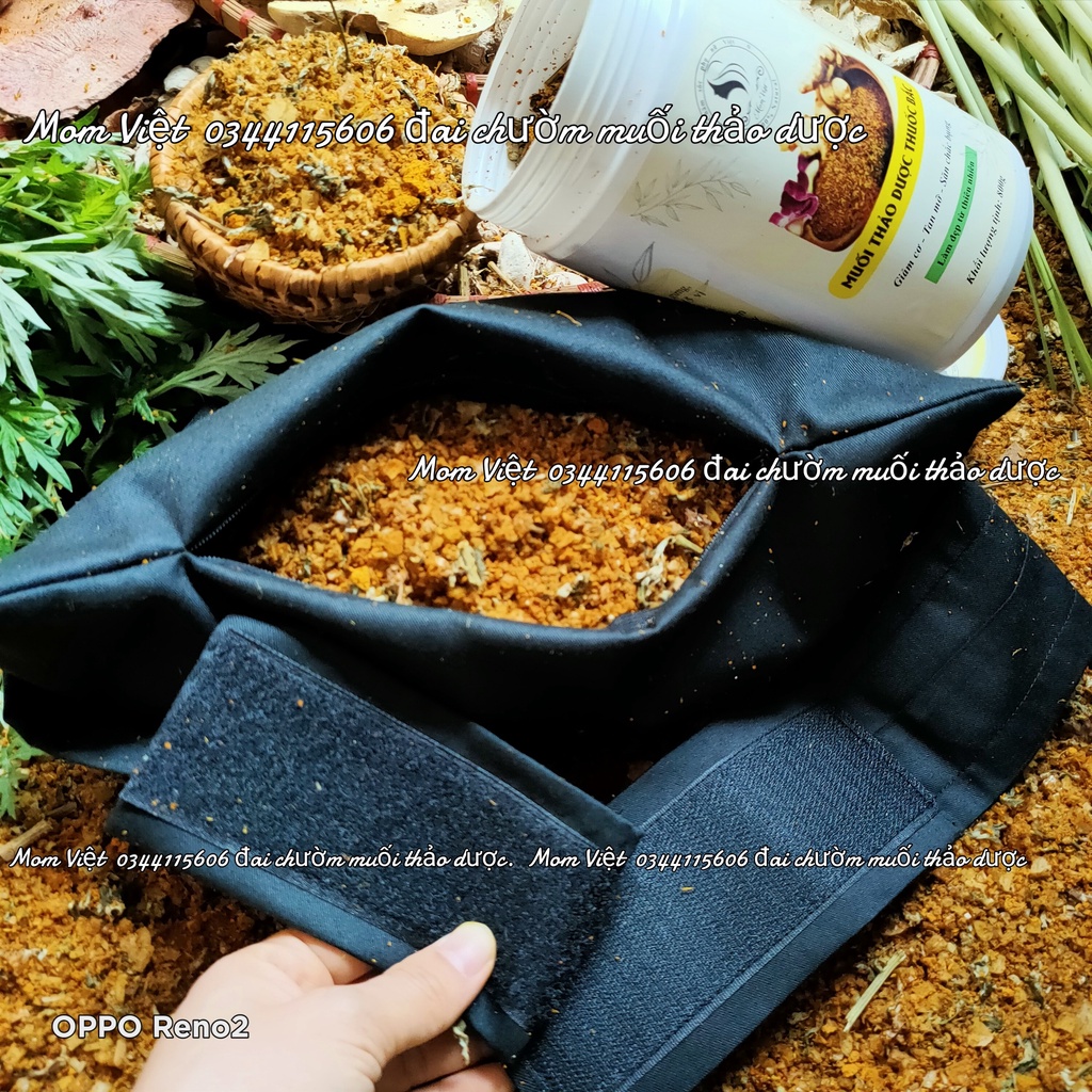 đai túi đựng muối chườm bụng sau sinh