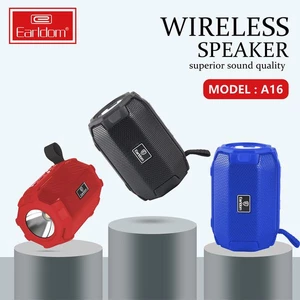 Loa Bluetooth kiêm Đèn Pin tích hợp 2in1 thách thức mọi thể loại âm nhạc Earldom A16-hàng cao cấp-chính hãng