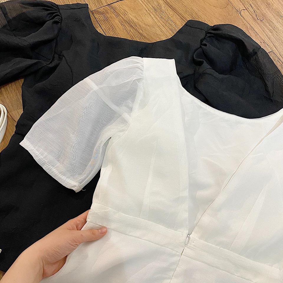 [ HÀNG SẴN ] ÁO NỮ TƠ GÂN CÓ LÓT HỞ LƯNG SANG CHẢNH GIÁ RẺ - V NECK TOP