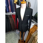 Áo Vest Nam Form Ôm Body Chất Liệu Vải Mềm Mịn co giãn nhẹ (áo lẻ không quần) may 3 lớp đệm ngực độn vai tặng cà vạt — ảnh 2