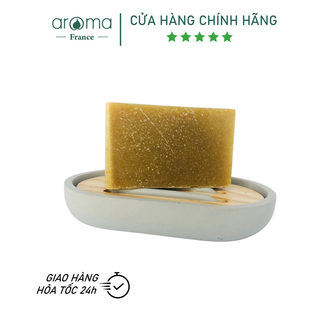 [ AROMA ] Xà phòng Handmade Sả gừng - Cold Natural handmade Soap - sáng da, trẻ lâu, thư giãn 100Gr