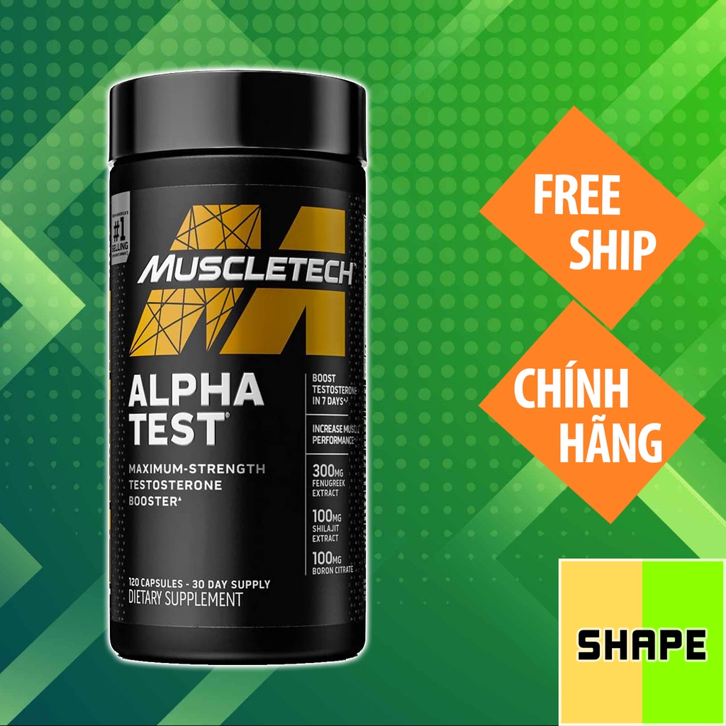 MuscleTech Pro Series Alpha Test [120 - 240 Viên] - Tăng Testosterone ...