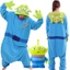 Người ngoài hành tinh Unisex Trang phục hóa trang Onesie Đồ ngủ Váy lạ mắt Bộ đồ ngủ