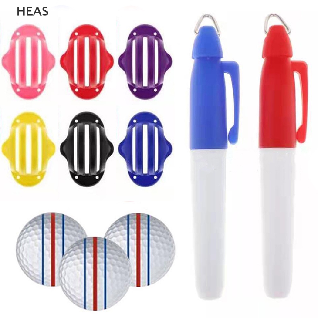 He 1 Bộ Golf Line Marker Golf Putting Định Vị Hỗ Trợ Golf Ngoài Trời Thể Thao Dụng Cụ id