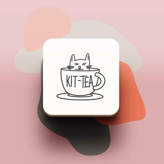 Miếng lót ly uống nước chống thấm nước bảo vệ bàn khỏi đồ uống in hình dễ thương Cat Lover Kit-tea