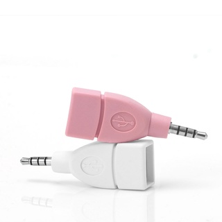 Cli Universal 3 5mm Nam Aux Cắm Jack Sang USB 2 0 Nữ Chuyển Đổi Adapter