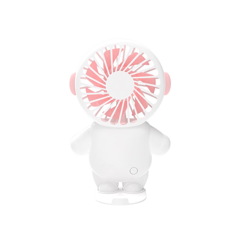Quạt Mini Cầm Tay, Quạt Cầm Tay Mini Có Đế Để Bàn , 3 Chế Độ Gió, Nhỏ Gọn, Tiện Lợi, Pin 2 - 4 Tiếng