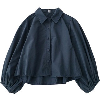 Áo Sơ Mi Tay Phồng Phong Cách Hàn Quốc baju baju wanita Lenan panjang