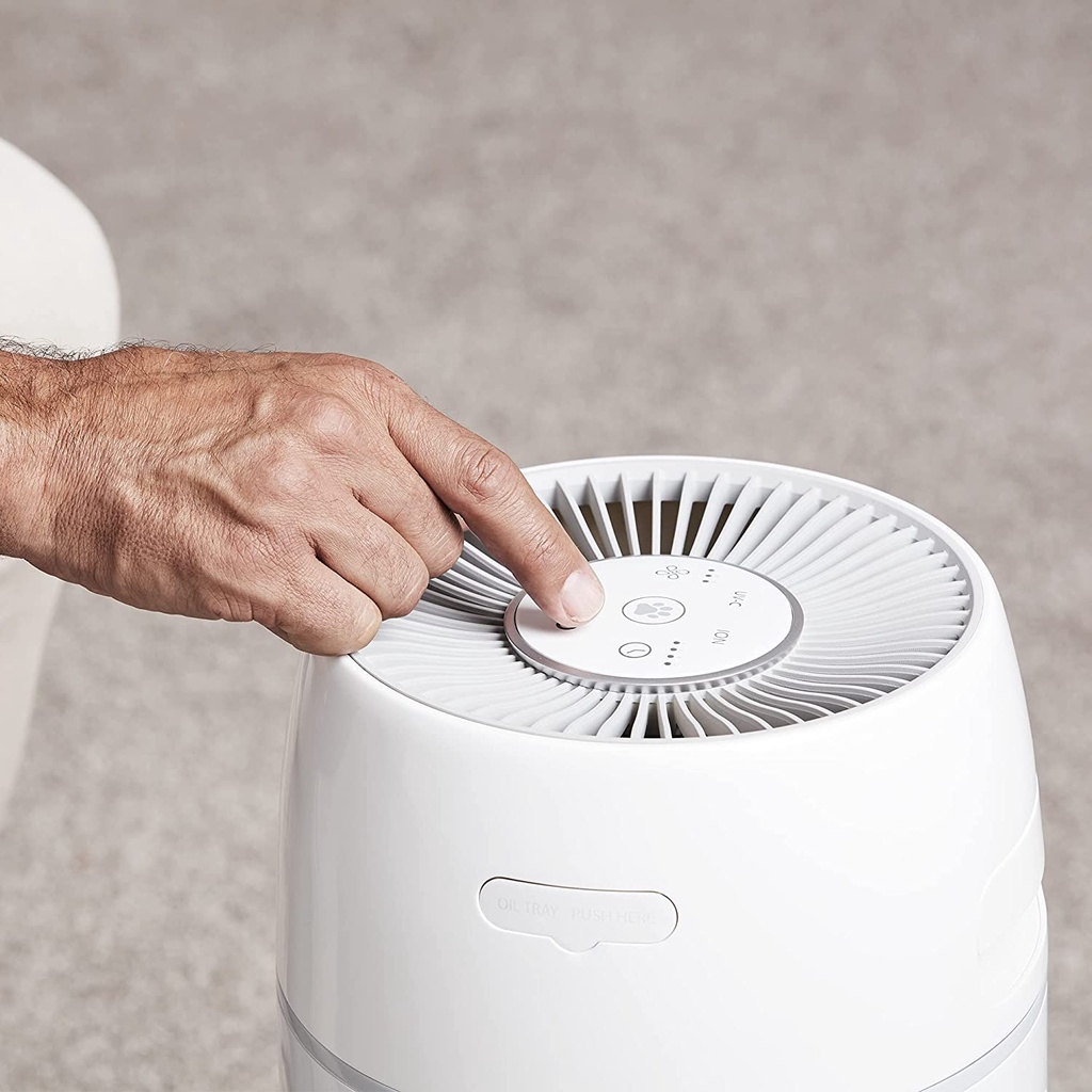 Máy lọc không khí khử mùi và lông vật nuôi 5-in-1 Homedics AP-PET35A-WT