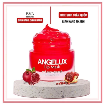 Ủ môi lựu đỏ Angelux 10ml, mặt nạ ngủ môi dùng thay thế son bóng giúp hồng môi giảm khô môi