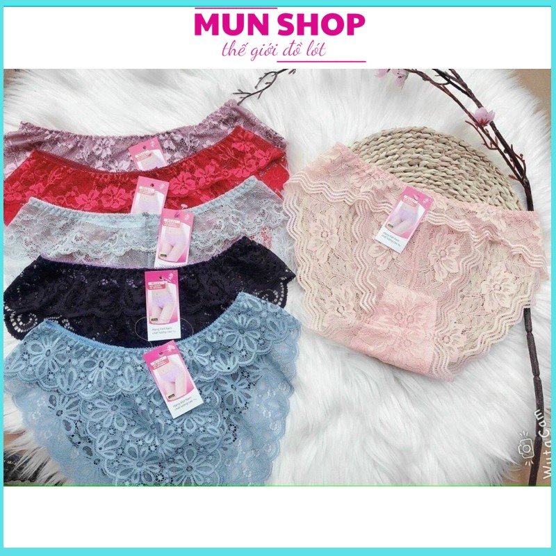 COMBO 10 QUẦN LÓT REN HOA MẪU MỚI