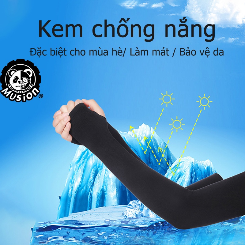 Đôi găng tay áo chống nắng xỏ ngón màu trơn cổ điển cho hoạt động ngoài trời thoáng khí
